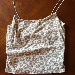 Cheetah print tank
